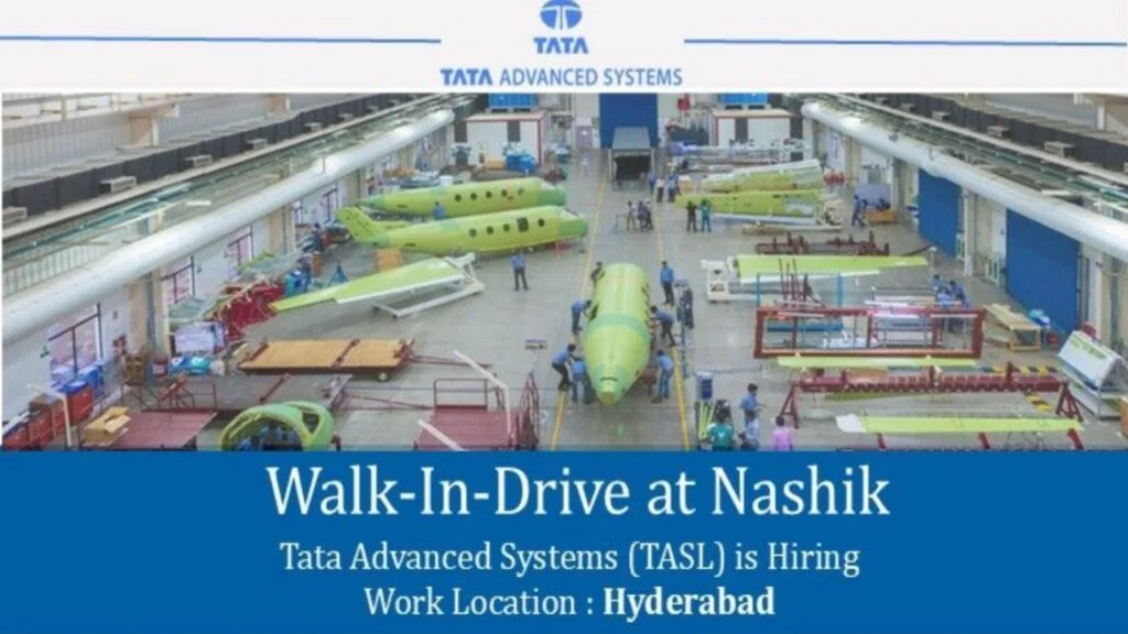 Tata Advanced Systems Walk In Interview 2024 ITI Recruitment