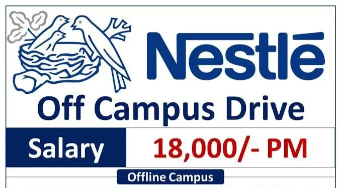 Nestle India Limited Campus Placement 2024 - ITI Recruitment