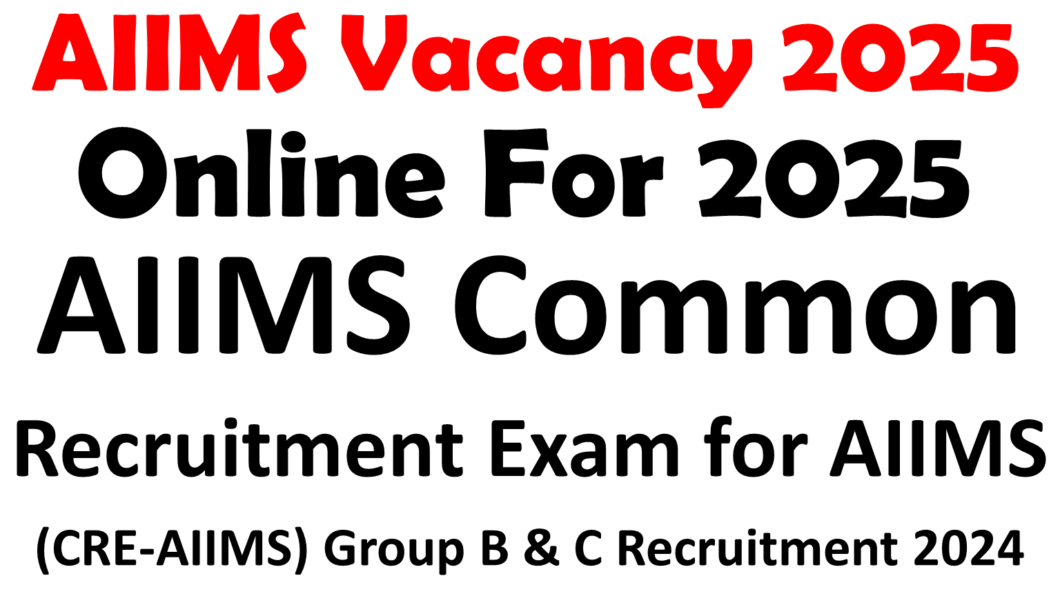 AIIMS Group B And C Various Post Online Form 2025