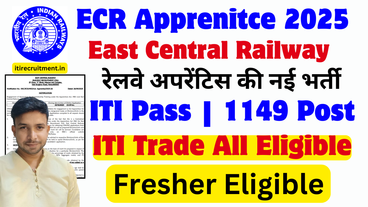 East Central Railway Apprentice 2025