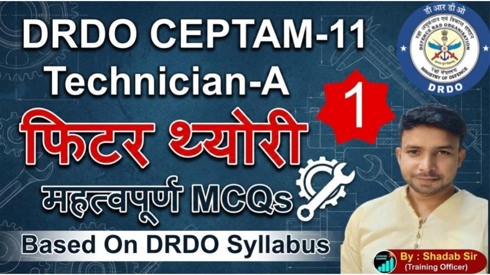 Day-1 DRDO Ceptam 11 Fitter Important Question And Answers