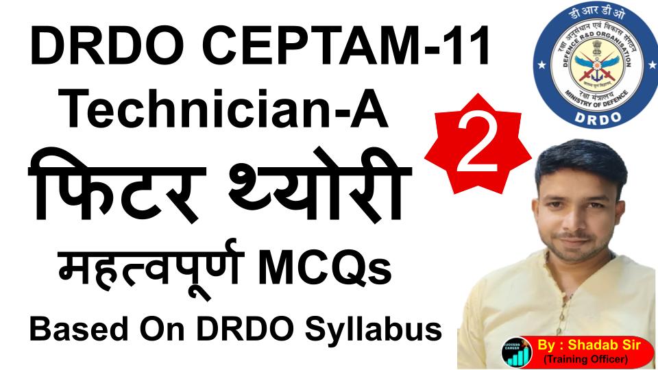 Day-2 DRDO Ceptam 11 Fitter Important Question And Answers