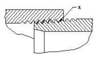 Parallel female thread