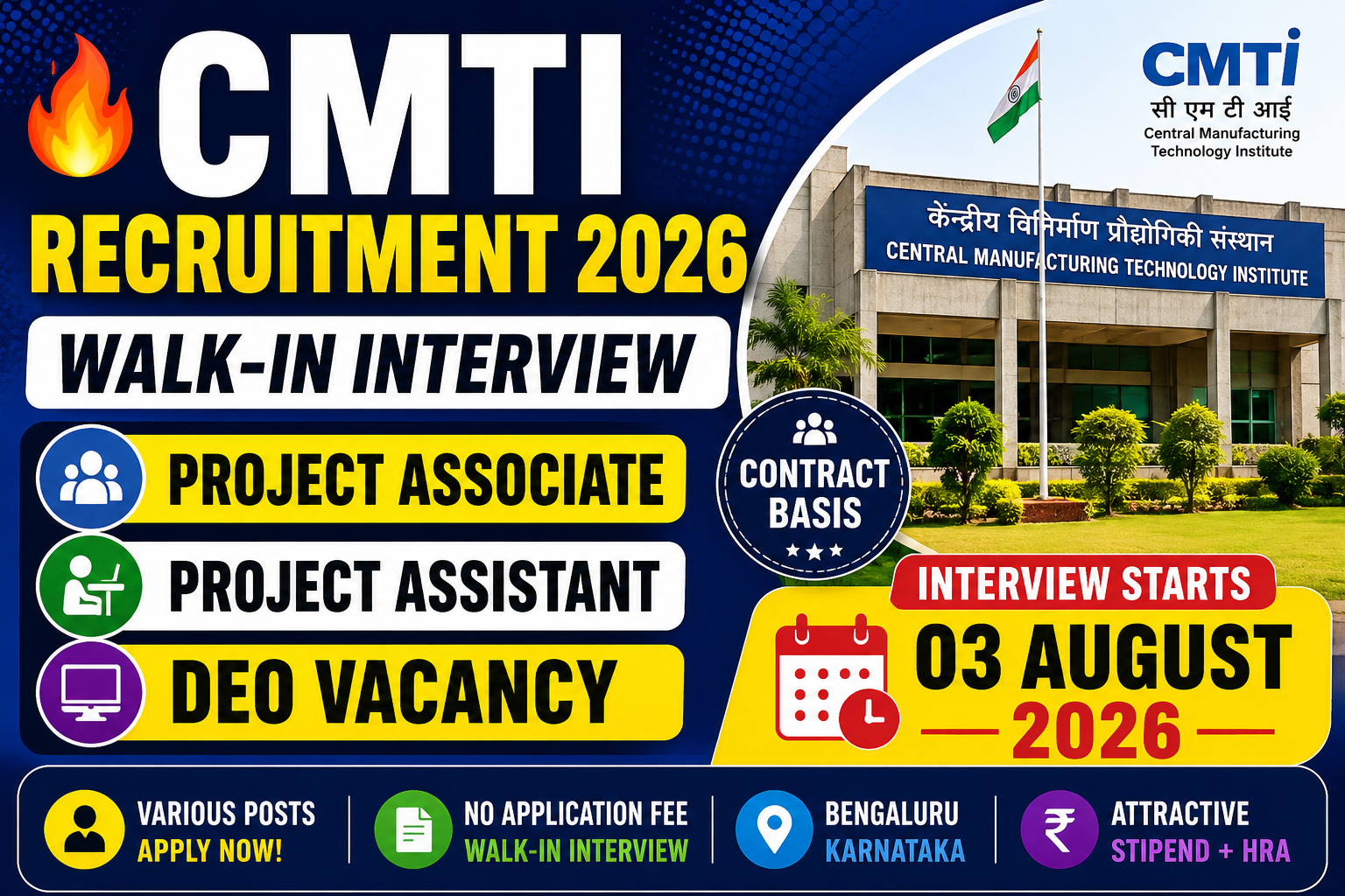 CMTI Recruitment 2026